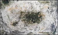 pardo 120x70cm acrílico sobre tela y materia