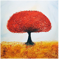 se hizo de dia 120x120cm acrílico sobre tela y materia serie paisajes